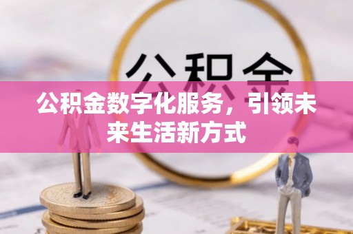 道滘公积金数字化服务，引领未来生活新方式