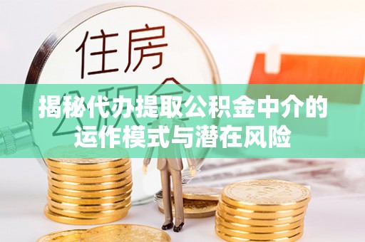 道滘揭秘代办提取公积金中介的运作模式与潜在风险