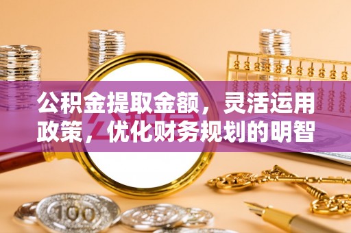道滘公积金提取金额，灵活运用政策，优化财务规划的明智选择