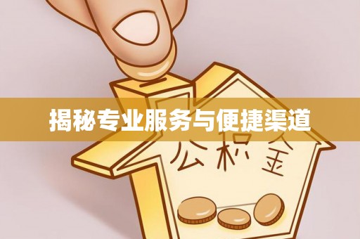 道滘揭秘专业服务与便捷渠道