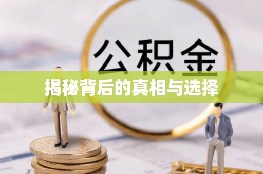 道滘揭秘背后的真相与选择