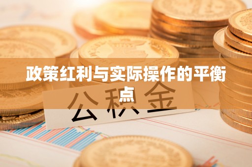 道滘政策红利与实际操作的平衡点