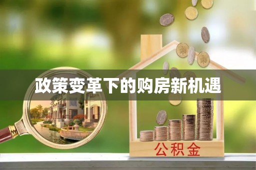 道滘政策变革下的购房新机遇