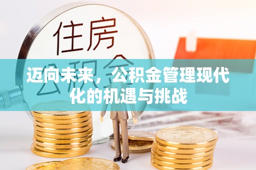 道滘迈向未来，公积金管理现代化的机遇与挑战