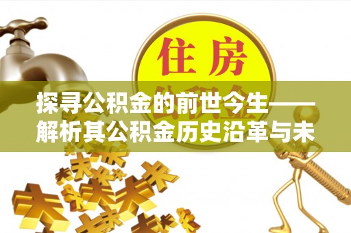 道滘探寻公积金的前世今生——解析其公积金历史沿革与未来方向