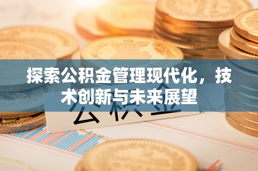 道滘探索公积金管理现代化，技术创新与未来展望